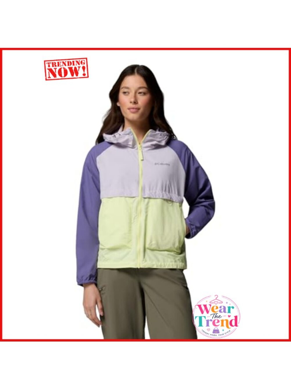 Nylon Windbreaker Hooded Anorak Sun Protection Outdoor Jacket